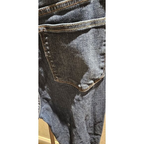 Judy Blue 88739 Distressed Flare Jeans Women's 7/28 High-Rise Stretch Denim Dark - Picture 8 of 8